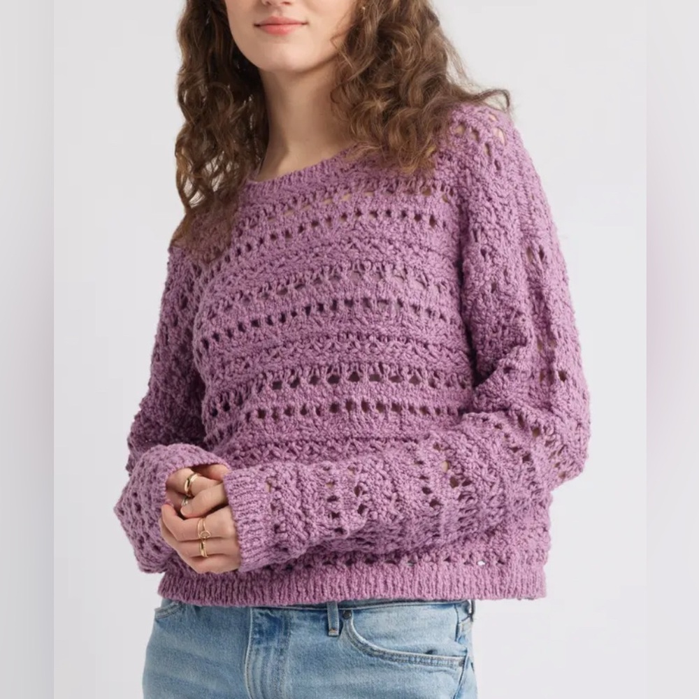 Treasure & Bond
Open Stitch Cotton Sweater